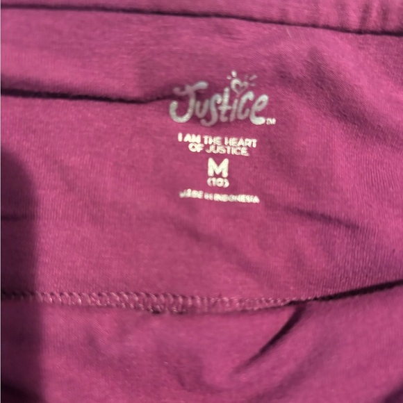 Justice Pink Leggings Soft Stretchy Bottoms - Picture 5 of 8